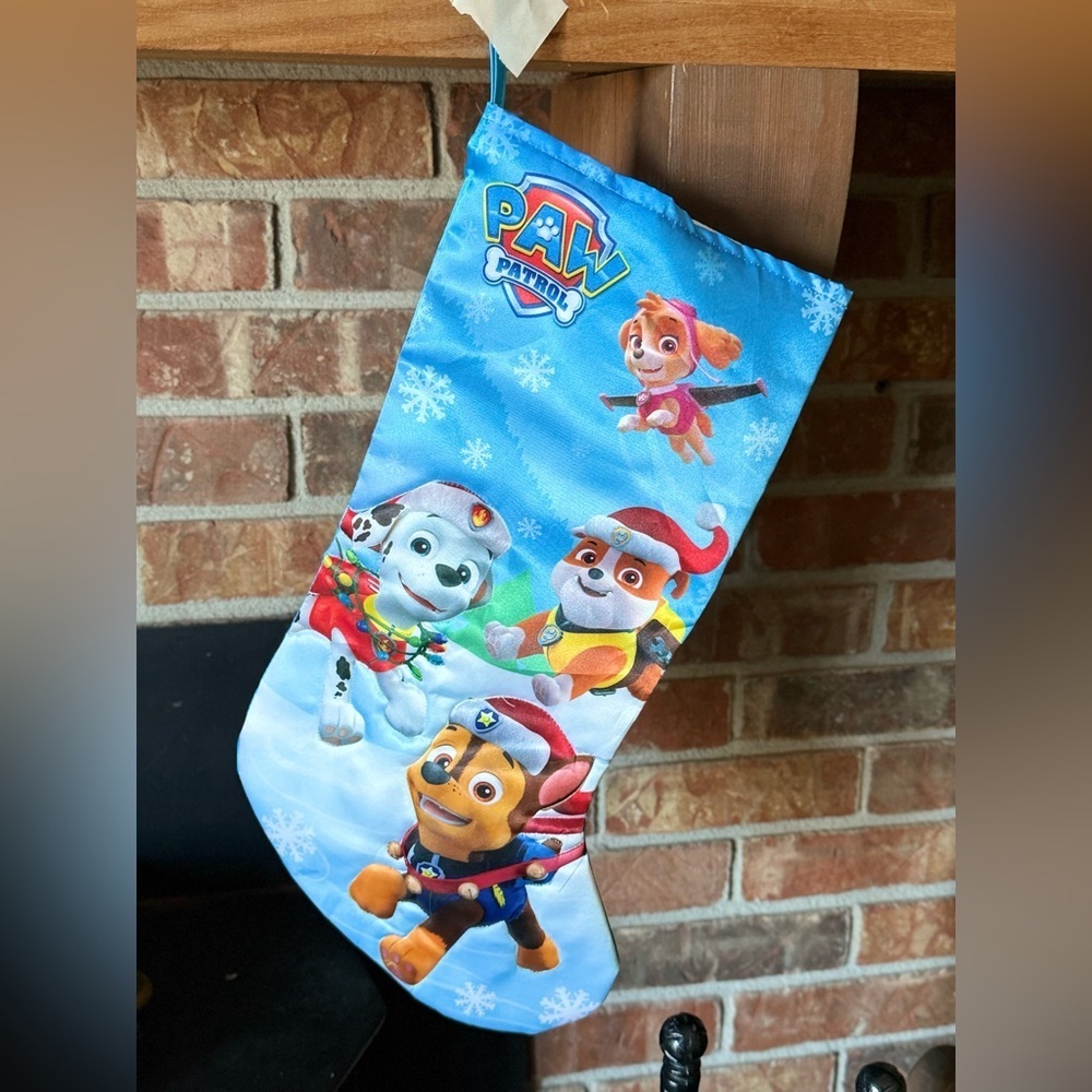 Paw Patrol Blue Holiday Character Stocking